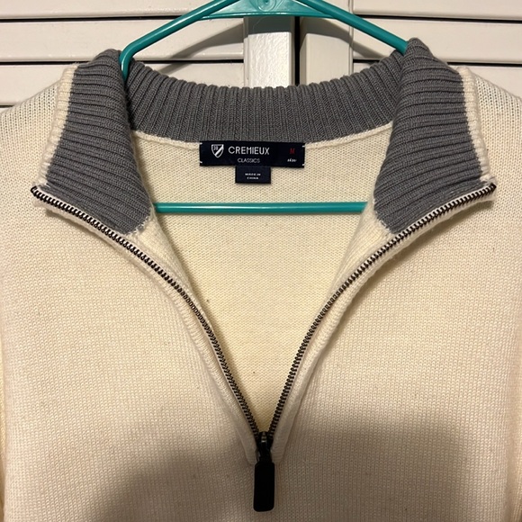 Cremieux Classics Sweatshirt Size Medium 50% wool 50% acrylic - Picture 3 of 5